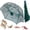 8 Hole Trap, variant on JelyHT 6 Hole Foldable Fishing Bait Trap, Nylon Mesh Steel Frame Portable Net for Minnow Crawfish Shrimp