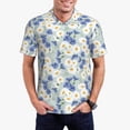 thumbnail image 1 of Balery Daisies Flowers Camisa Polo de Hombre con Estampado, de Manga Corta y Tejido Medio, Camisa Tipo Golf Polo-Large, 1 of 6