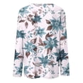 thumbnail image 5 of Pisexur Hauts d'Automne pour Femmes Sweat-Shirt à Manches Longues Col Rond Mode Graphique Floral Sweat-Shirts Décontractés Amples Pull à Capuche Grande Taille Sweat-Shirts pour Femmes S-3TG, 5 of 5