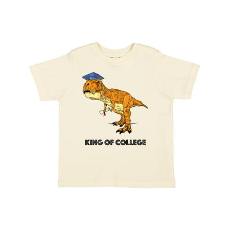 

Inktastic King of College T-Rex Gift Toddler Boy or Toddler Girl T-Shirt