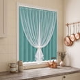thumbnail image 4 of Thermal Insulated Blackout Curtains Room Darkening Drapes With Sheer Overlay Window Decor For Bedroom And Living Room, 4 of 6