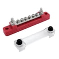 thumbnail image 3 of Yimiti 2Pcs 12V‑48V 150A Power Distribution Block 6 Studs M6 Battery Bus Bar For Car-2Pcs, 3 of 9