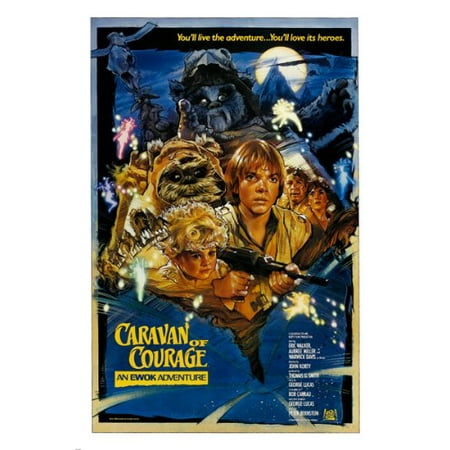 Caravan Of Courage Movie Poster Ewok Adventure Animal Heros Sci-Fi