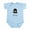Sky Blue, variant on CafePress - Ninja Throwing Star Infant Bodysuit - Baby Light Bodysuit, Size Newborn - 24 Months