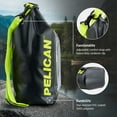 thumbnail image 5 of Pelican Marine IP68 Waterproof Dry Bag (5L) w/ Built-in Phone Pouch - Travel, Kayak & Camping Accessories - Black/Yellow, 5 of 7