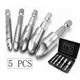 thumbnail image 2 of Extractor de tornillo dañado, herramienta extractora de tornillo de doble extremo mejorada, Kit extractora de tornillos de quitar 5 piezas CUTICAT removedor de tornillos pelados, 2 of 8