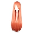 thumbnail image 1 of Humano Cabello Pelucas para Mujeres 31 Naranja Rosa Pelucas con Peluca Gorra, 1 of 6