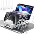 thumbnail image 1 of Estación de carga Zobirez USB C de 10 puertos y 320 W para varios dispositivos, 1 of 7