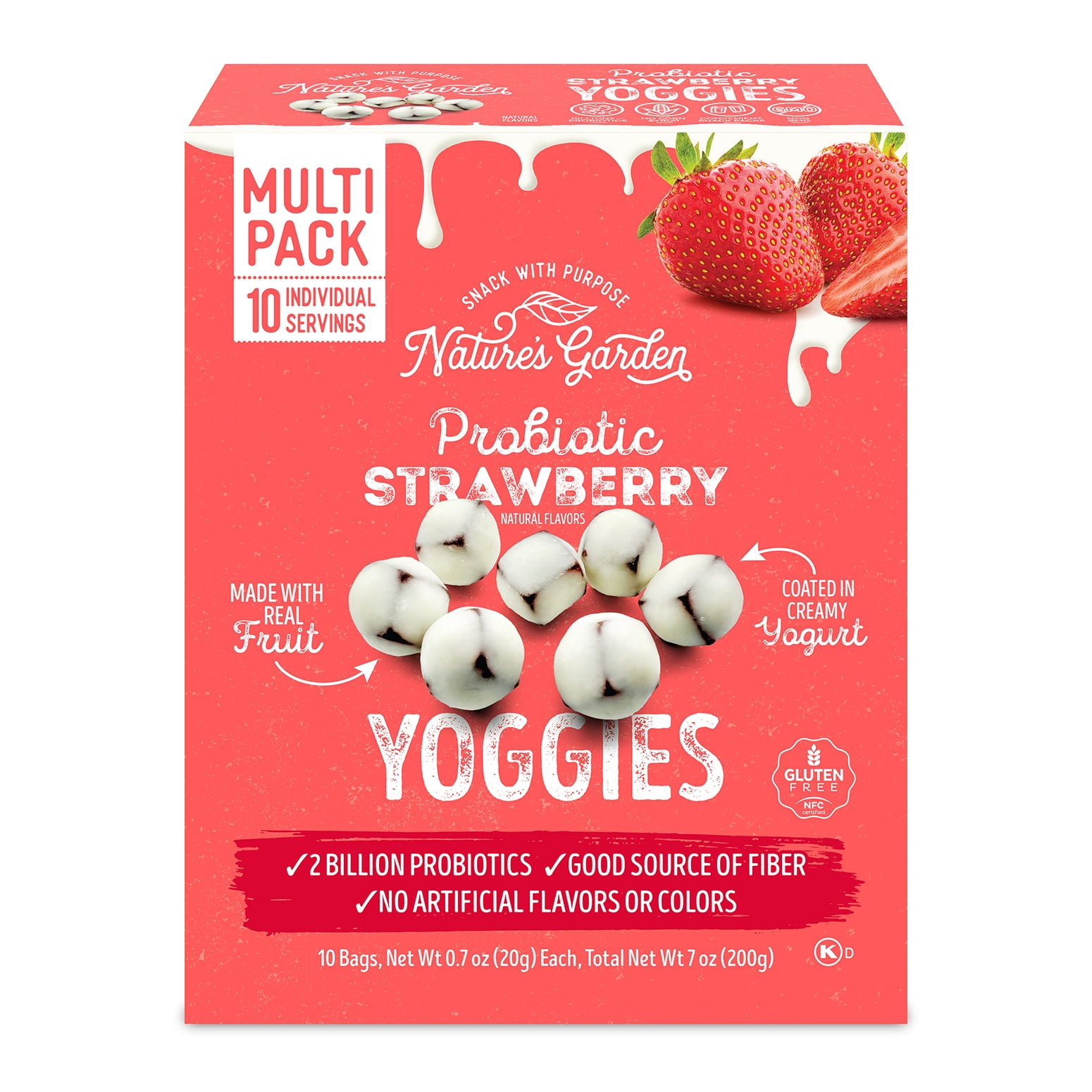 Yoggies Strawberry Probiotic 10CT