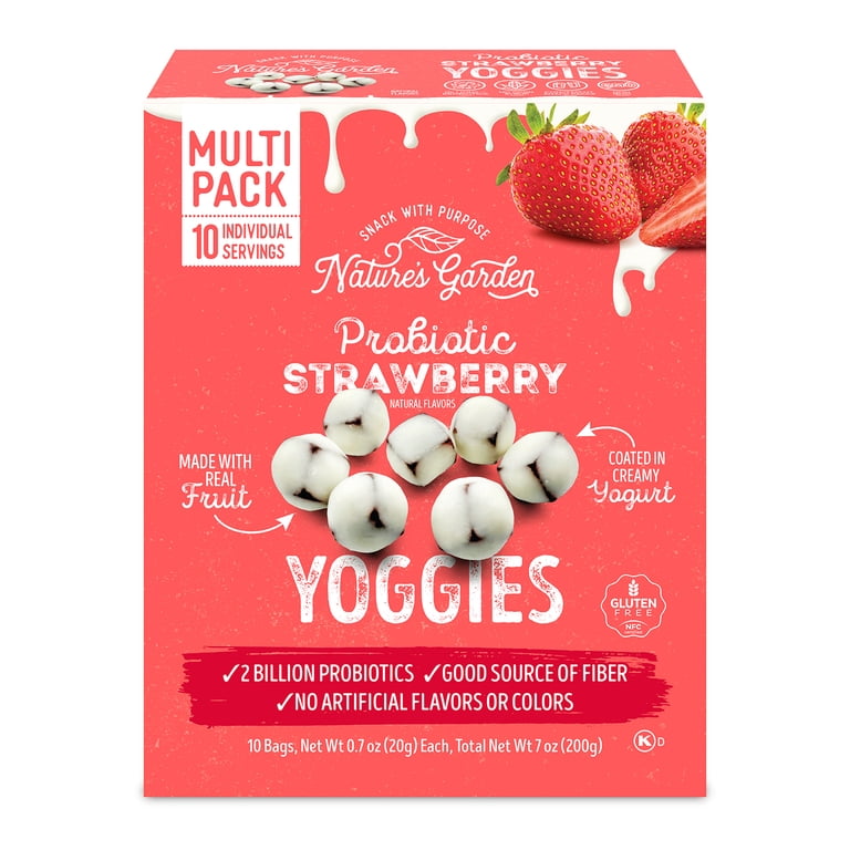 Yoggies Strawberry Probiotic 10CT - Walmart.com