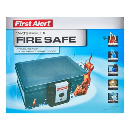 First Alert 2013F Water and Fire Protector File Chest, 0.17 Cubic Ft