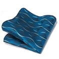 thumbnail image 1 of Zhuge Mens Silk Pocket Square Set Handkerchiefs-9*9inch，A50, 1 of 4