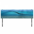 thumbnail image 3 of Jurassic Headboard, Aquatic Dinosaur the Elasmosaurus Lived During the Cretaceous Period Print, Upholstered Decorative Metal Bed Headboard with Memory Foam, King Size, Blue, by Ambesonne, 3 of 4