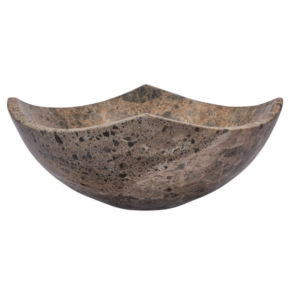 Arched Edges Bowl Sink - Dark Emperador