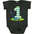 thumbnail image 3 of Inktastic Argyle Golf 1st Birthday Boys Baby Bodysuit, 3 of 5