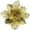 Gold, variant on Ejiaya 12 Pieces 4" Glitter Christmas Flowers White Poinsettia Artificial Flower Christmas Tree Flowers Wreath Tree Ornaments