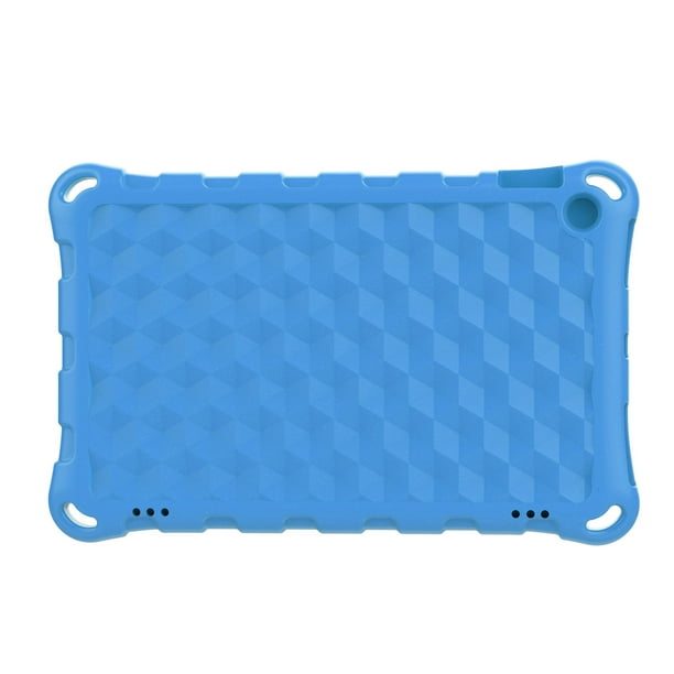 Funda antideslizante para niños para Fire HD 10 - Diseño de EVA a prueba de golpes, textura de panal azul - para proteger el tablet