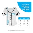 thumbnail image 2 of Disney Women's Mickey Mouse Baseball Jersey, Classic Graphic Print Baseball Shirt Black - L, 2 of 8