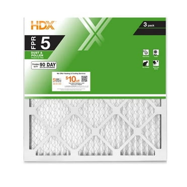 10 X 10 X 1 Standard Pleated Air Filter FPR 5 (3-Pack)