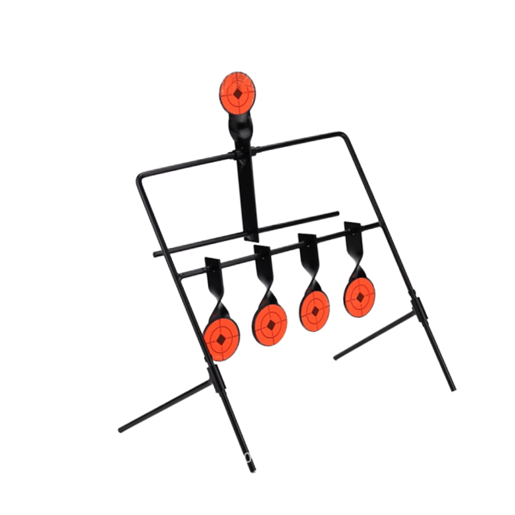 WHAMVOX 5 Targets Self Resetting Air Metal Set for Practice Playing (Black)