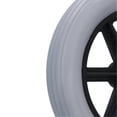thumbnail image 2 of Wheelchair Front Wheel 10in Walker Caster Tire Flat Free Accessory 12mm 10x2 6001, 2 of 4