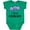 Kelly Green, variant on Inktastic I Love Colorado Columbine Flowers Boys or Girls Baby Bodysuit