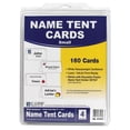thumbnail image 3 of Tarjetas de Nombre Tipo Tienda C-Line Pequeñas Blancas 2x9 cm Plegadas Paquete de 160, 3 of 4