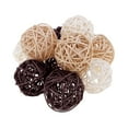 thumbnail image 2 of 32 Pcs Wicker Rattan Balls Decorative Balls for Bowl Orbs Vase Fillers for Centerpieces Christmas Decorations Fillers for Home Decor Colorful Sphere Ball for Table, 2 of 7