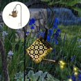 thumbnail image 4 of Regadera LED solar Cadena de luz Jardín al aire libre Arte Cascada Lámpara Decoración con S Zulema regadera luz, 4 of 7