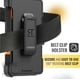 thumbnail image 4 of Rome Tech Funda Protectora para iPhone 16 Pro con Clip para Cinturón y Soporte, Carcasa Protectora de Doble Capa a Prueba de Golpes sin Pantalla, Color Negro y Naranja, 4 of 5