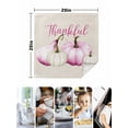 thumbnail image 4 of Pink White Pumpkin Cloth Napkins Set of 6 Reusable Dinner Napkins, Fall Thanksgiving Retro Light Beige Cocktail Napkin Washable Table Napkins for Wedding/Holiday Party/Baby Shower 20"x20", 4 of 7