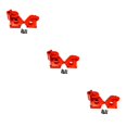thumbnail image 2 of maskred Boîtier de Boîte de Vitesses Moyenne d'Ingénierie de Précision pour ECX 1/12 RGT RGT 136100 Performance Améliorer les Performances de la Voiture Rc.made Rouge 3Set, 2 of 6