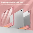 thumbnail image 5 of Fintie Hybrid Slim Case for Samsung Galaxy Tab A9+ / Tab A9 Plus 11 inch 2023 Model (SM-X210/X216/X218), Shockproof Cover with Clear Transparent Back Shell, Auto Wake/Sleep, Sunset Ombre, 5 of 8