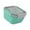 Green, variant on Double Layer Lunch Box, 3.4 × 6 Inch Large Salad Container Bowl, Leak-Proof Plastic Food Storage Container, Heavy Duty Storage Box With Buckle Lock, Salad Lunch Containers for Car, Work, Travel,Green