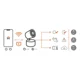 thumbnail image 5 of Camara De Seguridad Wi-Fi NHCP710 Blanca, 5 of 5