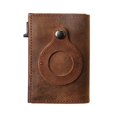 thumbnail image 1 of AirTag Wallet | Trackable Wallet with AirTag Holder | RFID-Blocking Minimalist Leather Wallet | Slim Leather Airtag Wallet - Men and Women| Smart Wallet - AirTag Not Included, 1 of 6