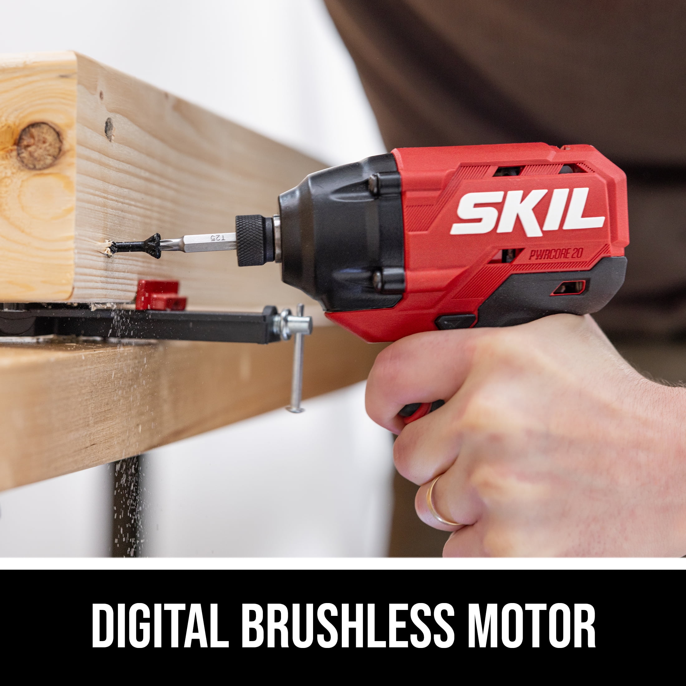 Skil 20V Brushless 1/4 Inch Hex Impact Driver Kit