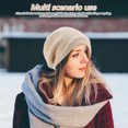 thumbnail image 4 of unbranded Beanie Mujer Beige Sin Unisex Confortable Para Frío, 4 of 8