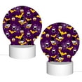 thumbnail image 2 of Salouo Halloween Gnomes1 for Round Acrylic Night Light - Acrylic Sheets with LED Light Lamp Base - Decorative Night Lamp for Restaurant Bar Cafe Shop Room Decoration, 2 of 9