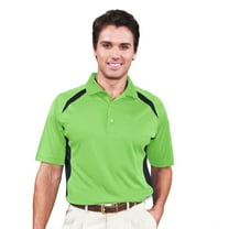 Monterey Club Men's Bamboo Charcoal Blend Contrast Golf Polo Shirt #1081