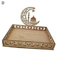 thumbnail image 2 of Cheers US Ramadan Wooden Tray Eid Plates for Home,Eid Mubarak Food Tableware Tray Ramadan Decorations for Table Wooden Tray Dessert Display for Ramadan Table Decoration, 2 of 2