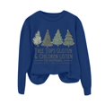 thumbnail image 5 of Futezty Merry Christmas Sweatshirt For Women Plaid Tree Cute Blouse Xmas Farm Holiday Pullover Tops, 5 of 5