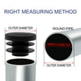 thumbnail image 3 of Unique Bargains 3/4' 20mm OD Plastic Round Tube Inserts Protector 36pcs, 0.67'-0.75' Inner Dia, 3 of 7