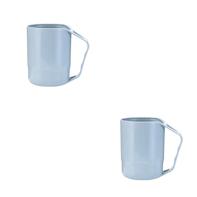Kearding Vasos de plástico para baño de nuevo estilo, soporte para cepillo de ecológico, taza para enjuagar, cepillo para enjuague, Type2 NO2