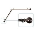 thumbnail image 2 of Lucid Corner Window Curtain Rod 13/16 inch dia. 48-84" - Antique Brass, 2 of 3