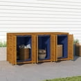 thumbnail image 6 of vidaXL Patio Storage Box Outdoor Lockable Storage Tool Chest Solid Wood Acacia, 6 of 33