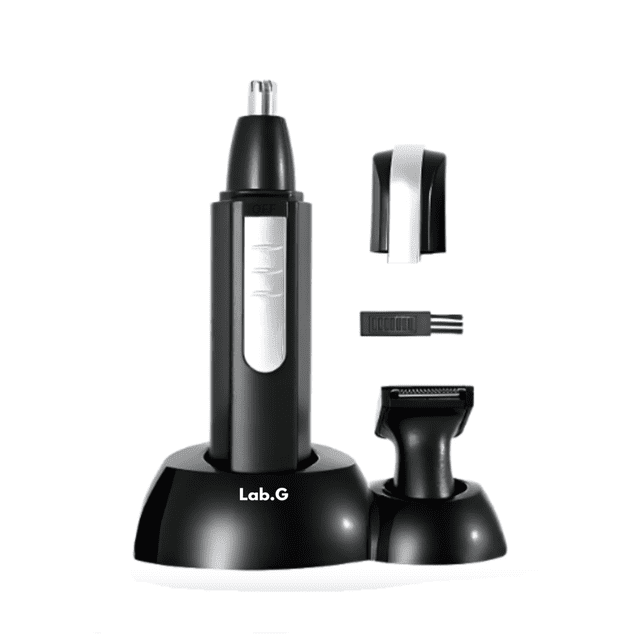 Maquina Eléctrica Rasuradora Barba Nariz Cabello 2en1 Lab.G Negro