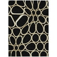 thumbnail image 2 of Addison Rugs Chantille Indoor/Outdoor Transitional Circles Black Washable Rectangle Rug, 9' x 12', 2 of 6