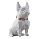 thumbnail image 5 of Escultura de Arte Estatua Diseño Simple Estatuil de Francés Decoración Animal Geométrica para Regalos para El Hogar Recuerdos Caja de grande Baoblaze estatuilla de bulldog francés, 5 of 8