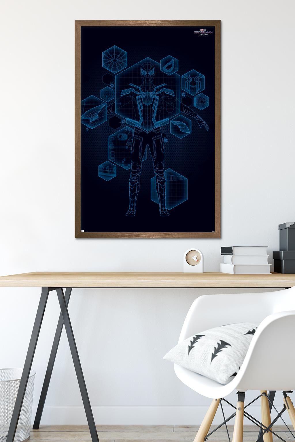 Marvel Spider-Man: No Way Home - Tech Wall Poster, 22.375" x 34" Framed